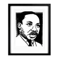 "Martin Luther King Jr." A3 Framed Print