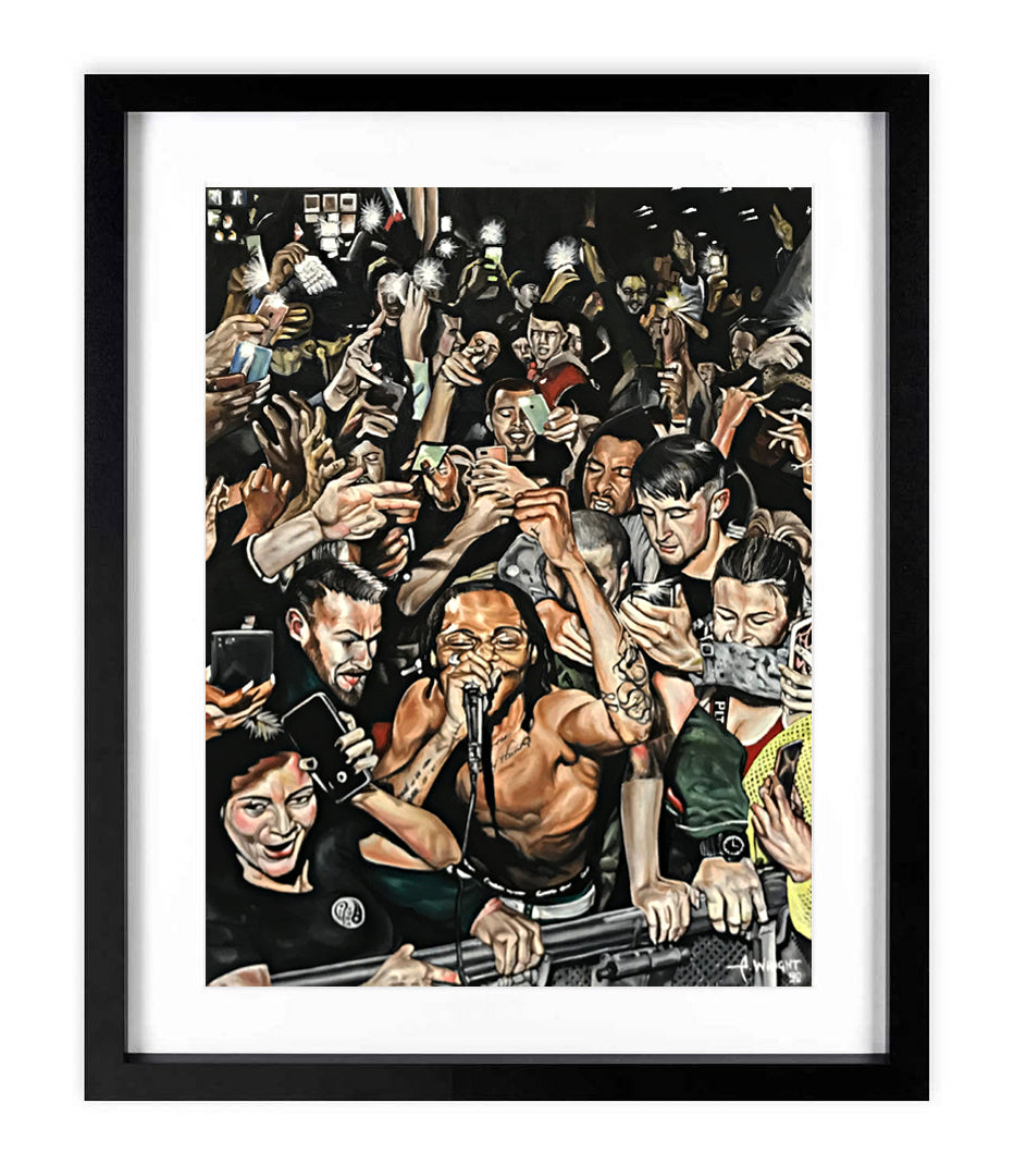 "Smoke and Psalms" A3 Framed Limited Edition Print