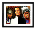 "Three Revolutionaries" A3 Framed Limited Edition Print