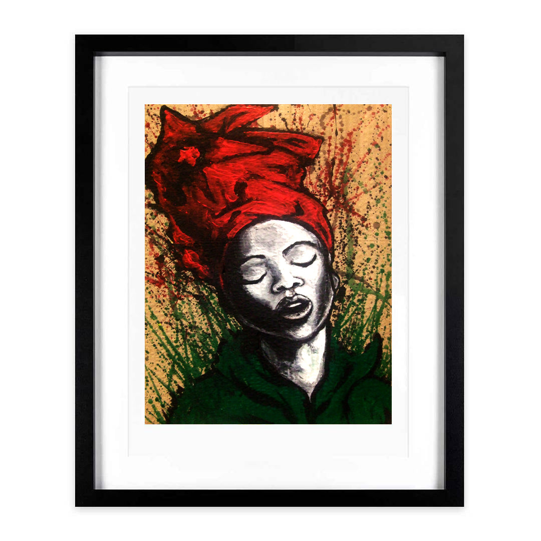 "Blessed" A3 Framed Print