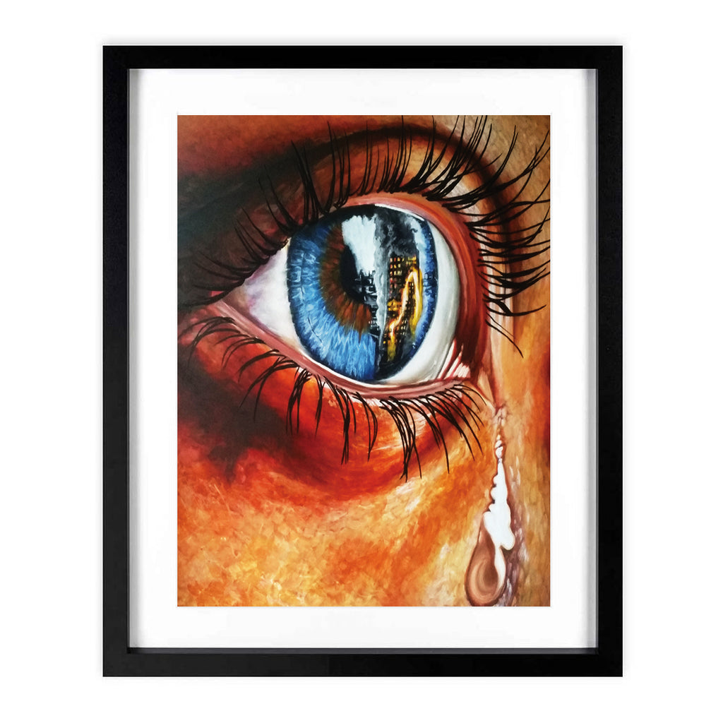 "Eyesore -2" A3 Framed Limited Edition Print