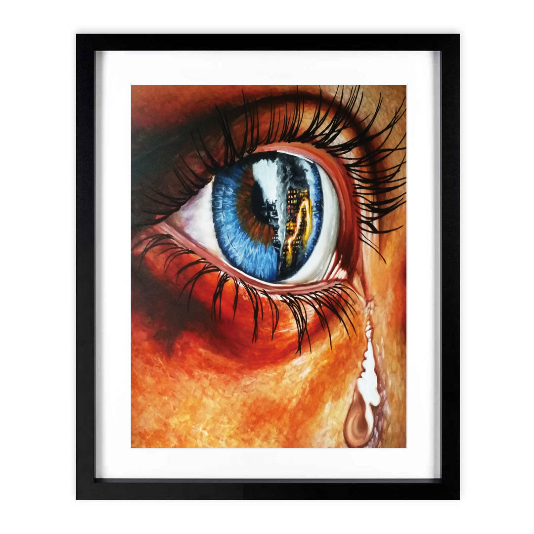 "Eyesore -2" A3 Framed Limited Edition Print