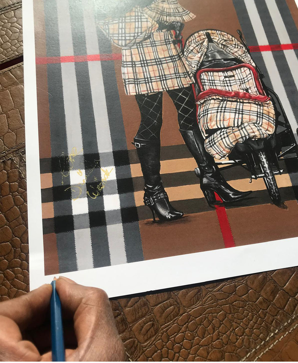 "Danniella Westbrook" A3 limited edition print | Hemp Giclée Print