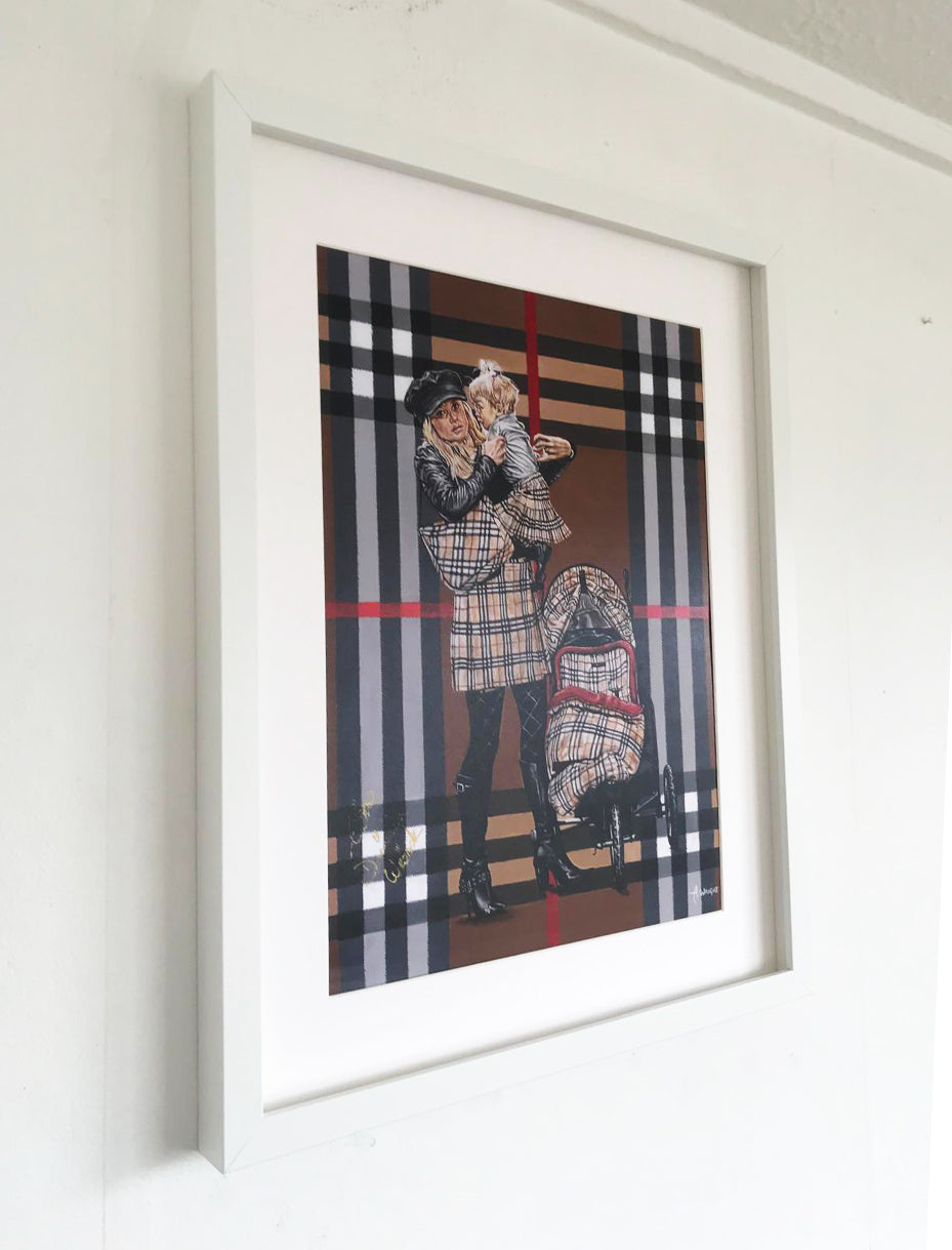 Framed Co-Signed by Danniella Westbrook & Nine 0 | Limited Edition A3 Print