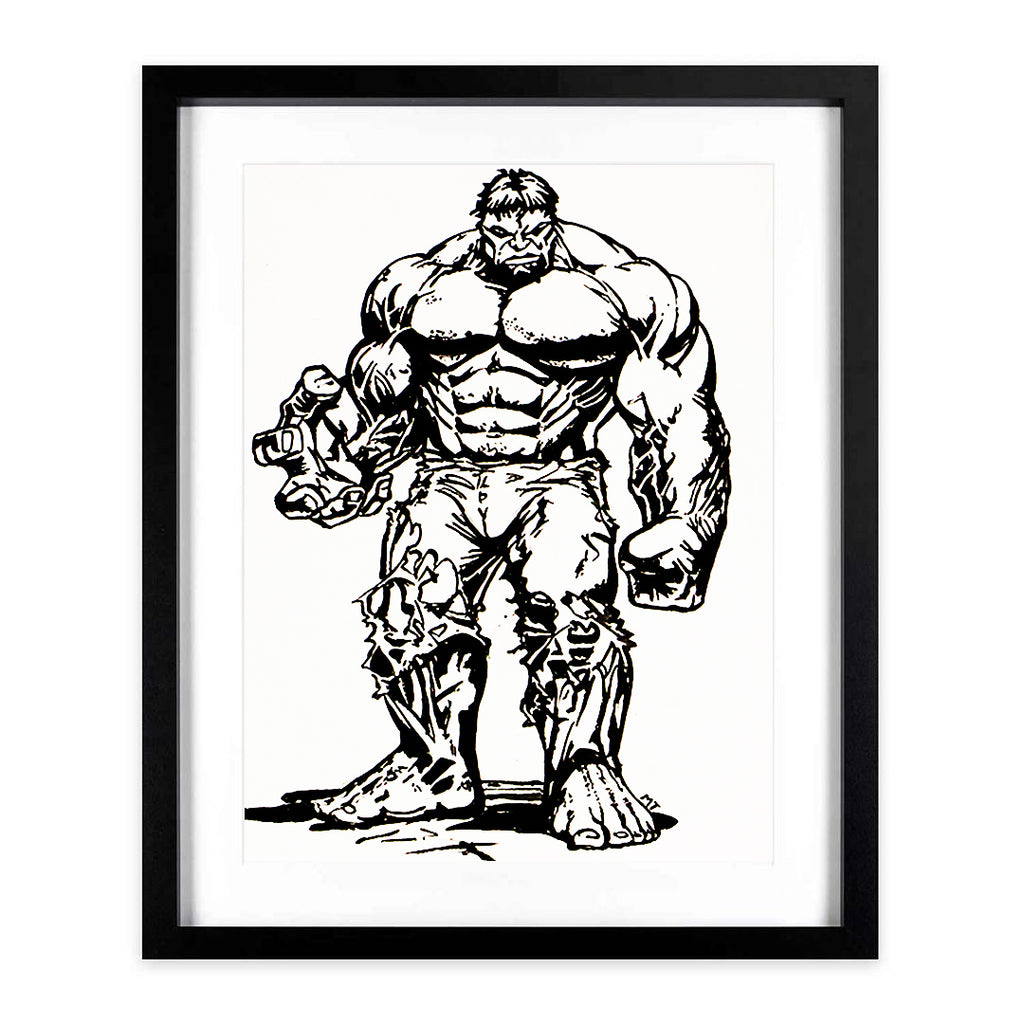 "Hulk" A3 Framed Print