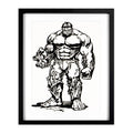 "Hulk" A3 Framed Print