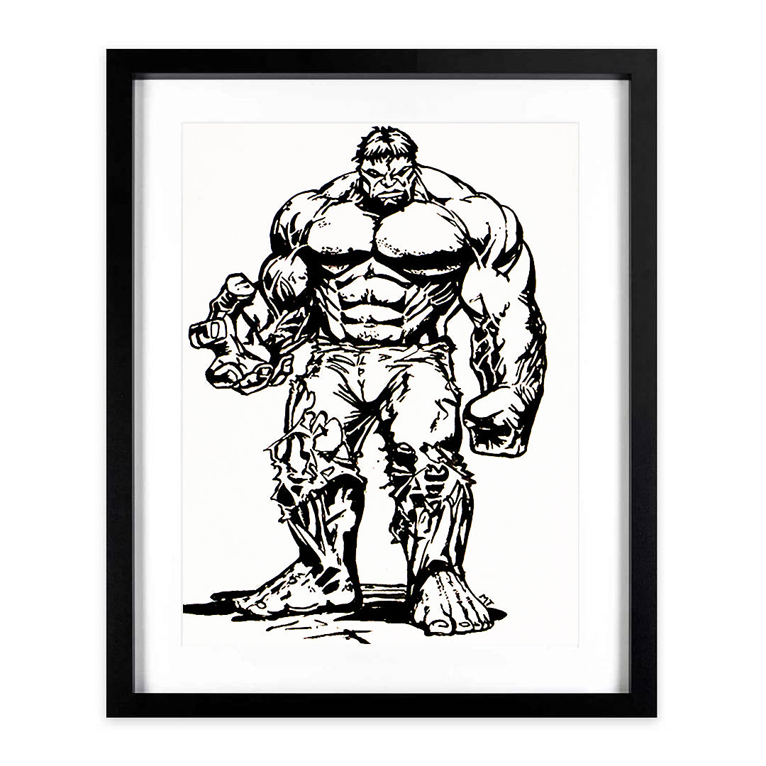"Hulk" A3 Framed Print
