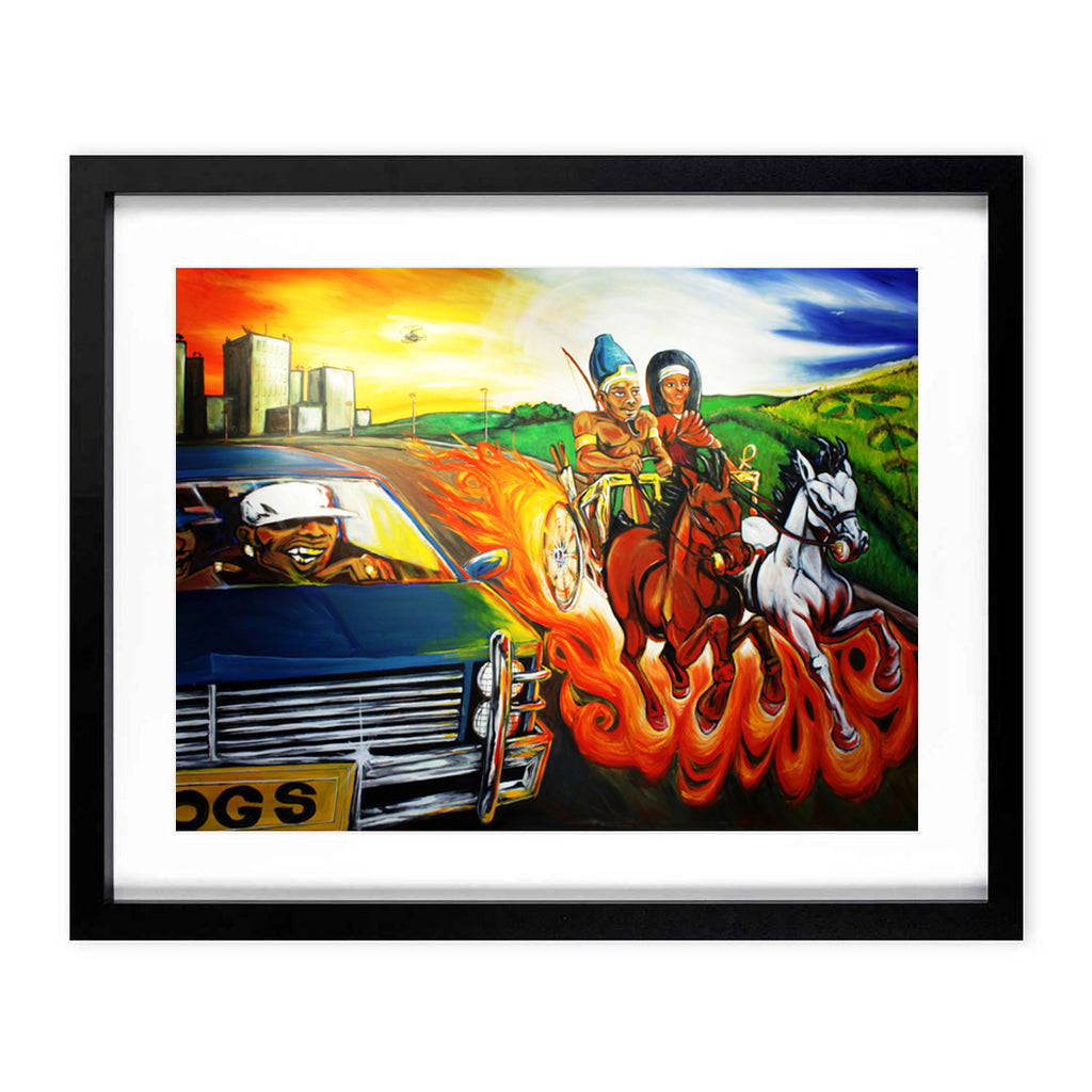 "Kemet Time" A3 Framed Print