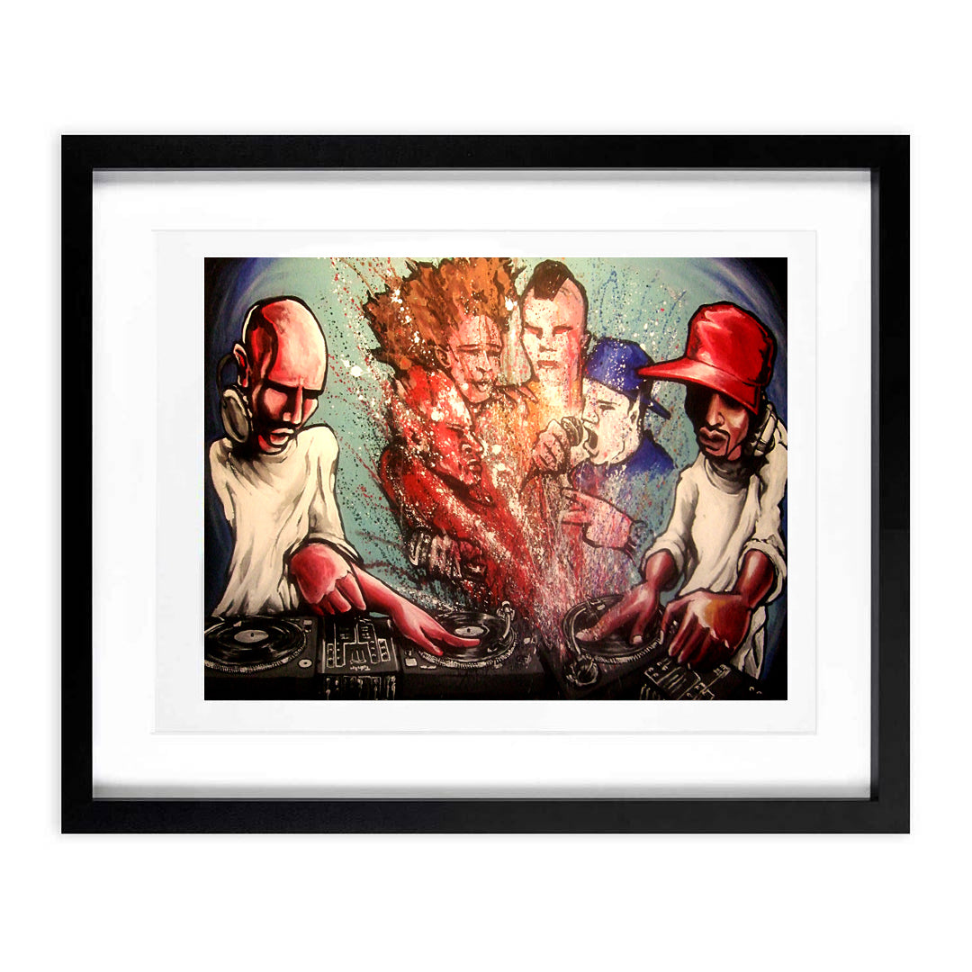 "Let’s Battle" A3 Framed Print