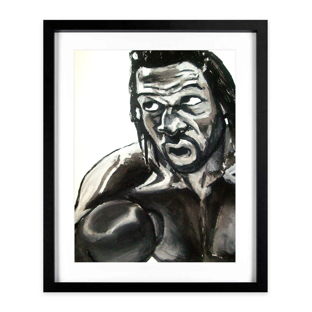 "Nigel Benn" A3 Framed Print