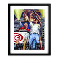 "OMG" A3 Framed Print