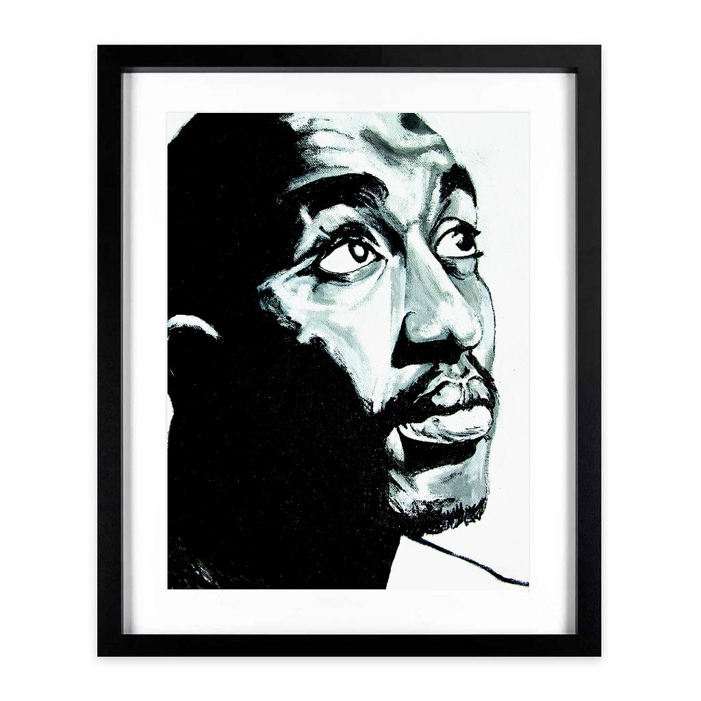 "TUPAC SHAKUR" A3 Framed Print
