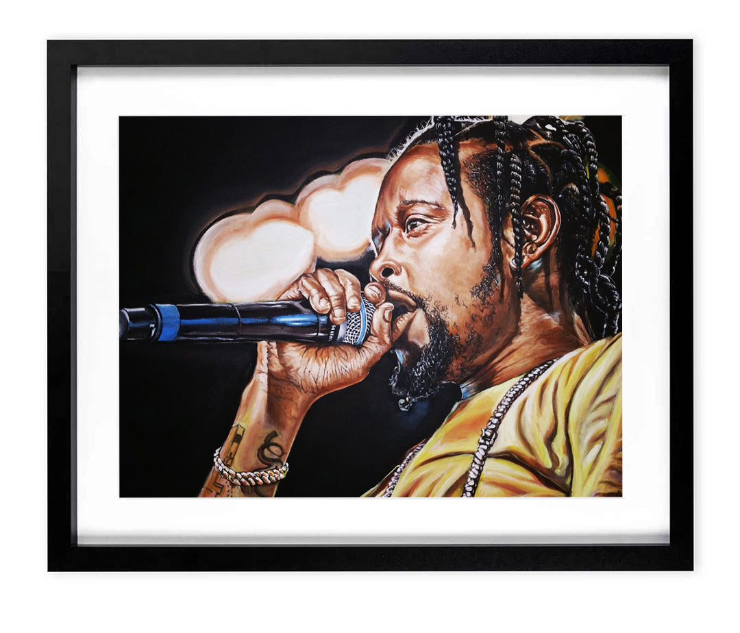 "Popcaan" A3 Framed Print