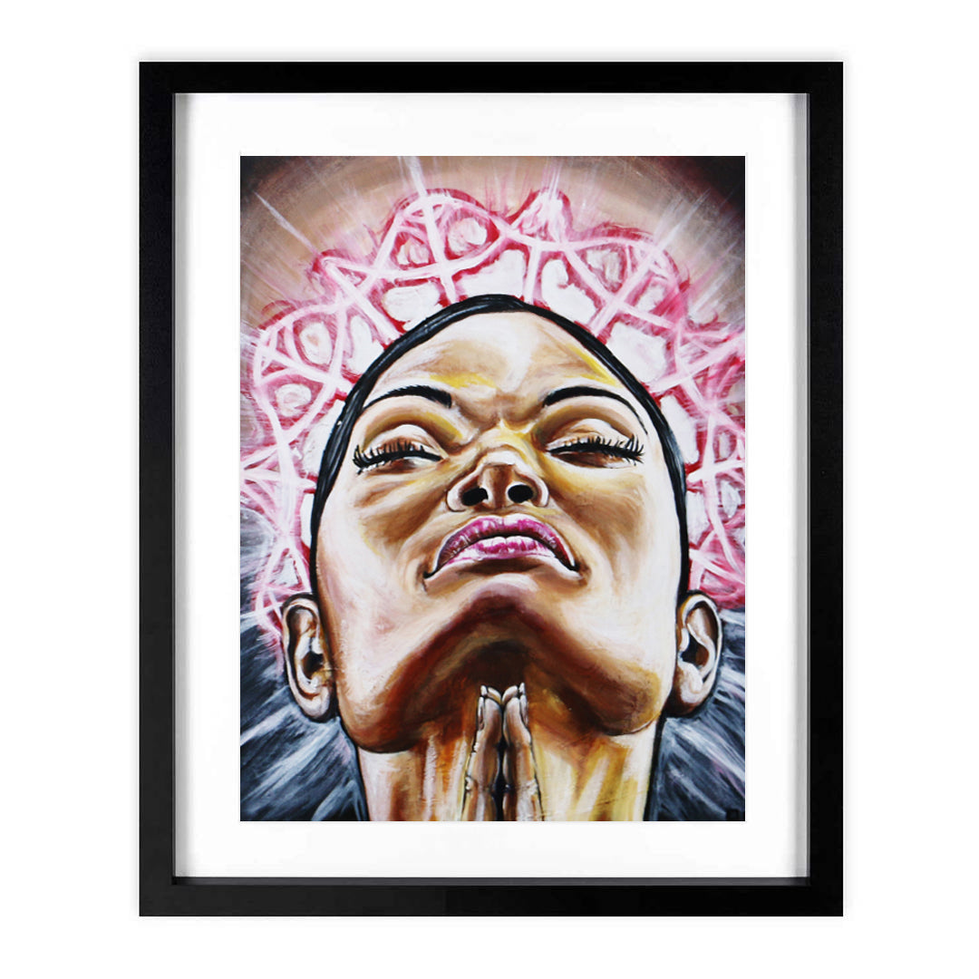 “Pray 3.” A3 framed print