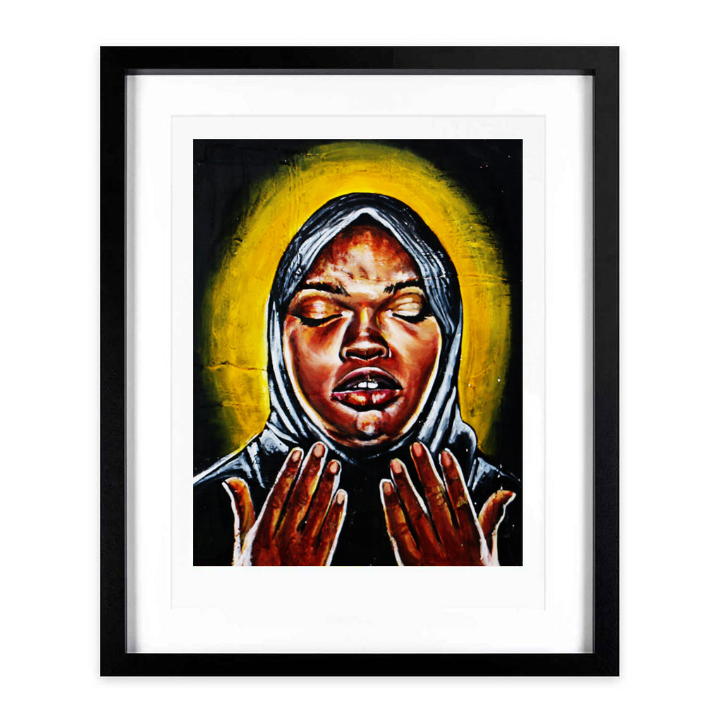 “Pray 4.” A3 framed print