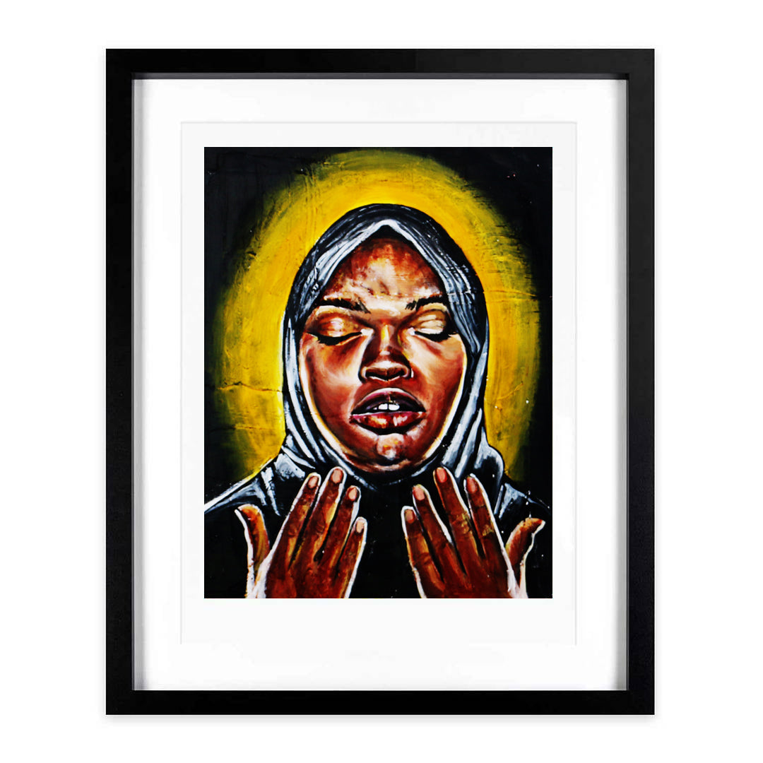 “Pray 4.” A3 framed print