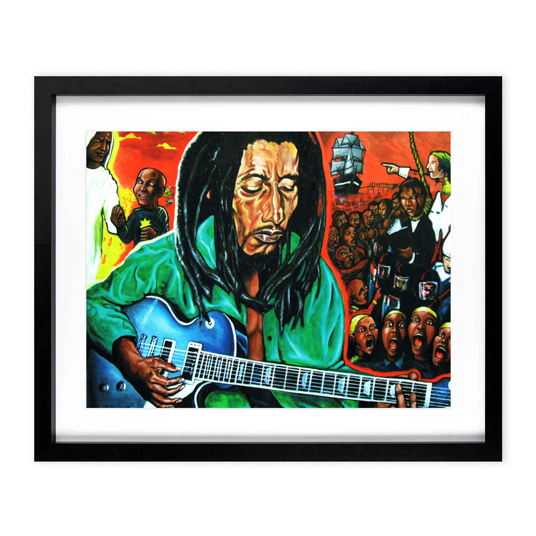 "Redemption Song" A3 Framed Print