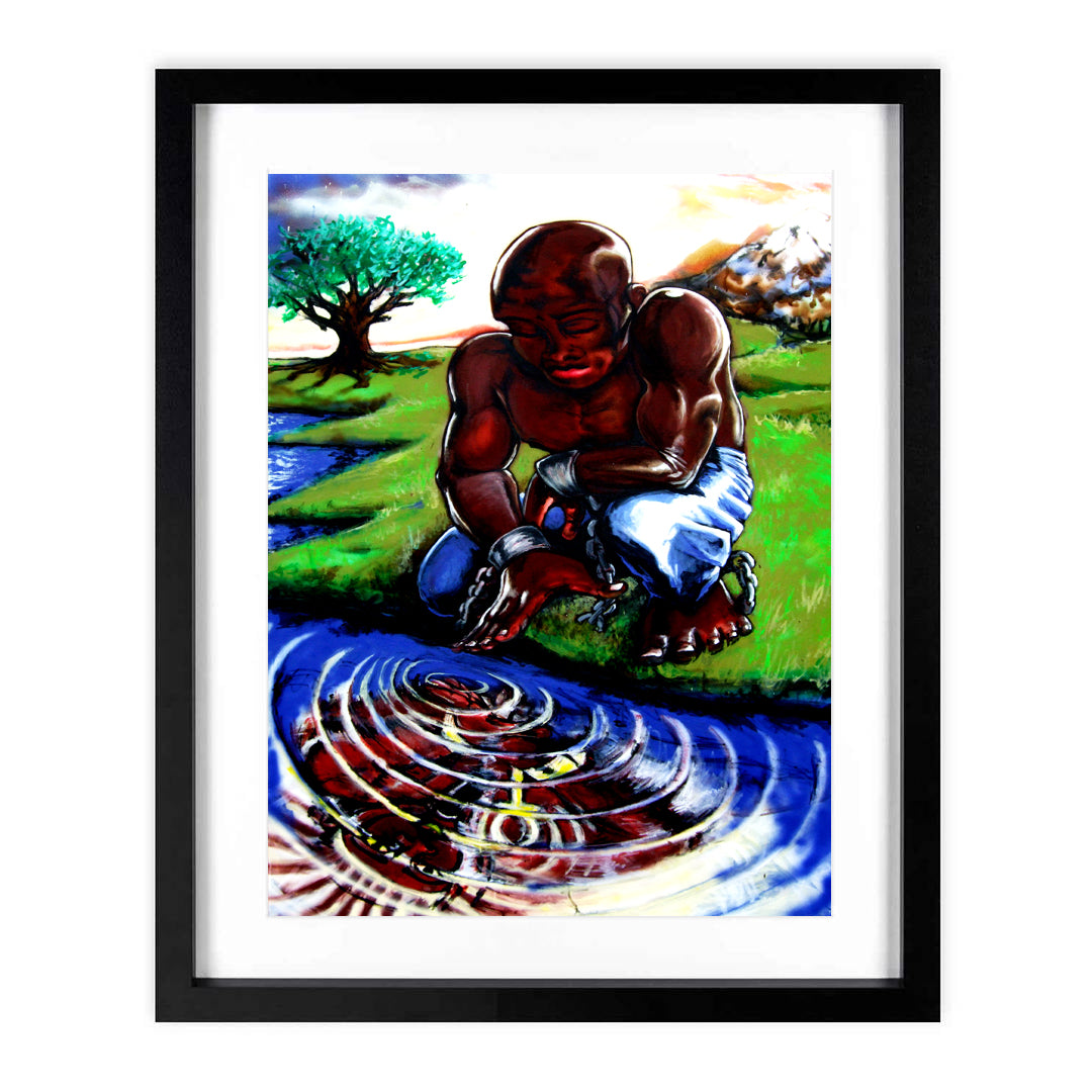 "Reflect" A3 Framed Print
