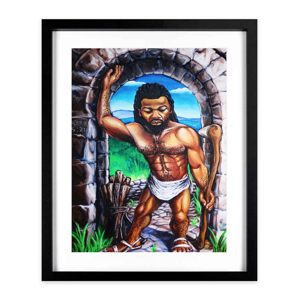“Simon of Cyrene.” A3 framed print