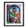 “Simon of Cyrene.” A3 framed print