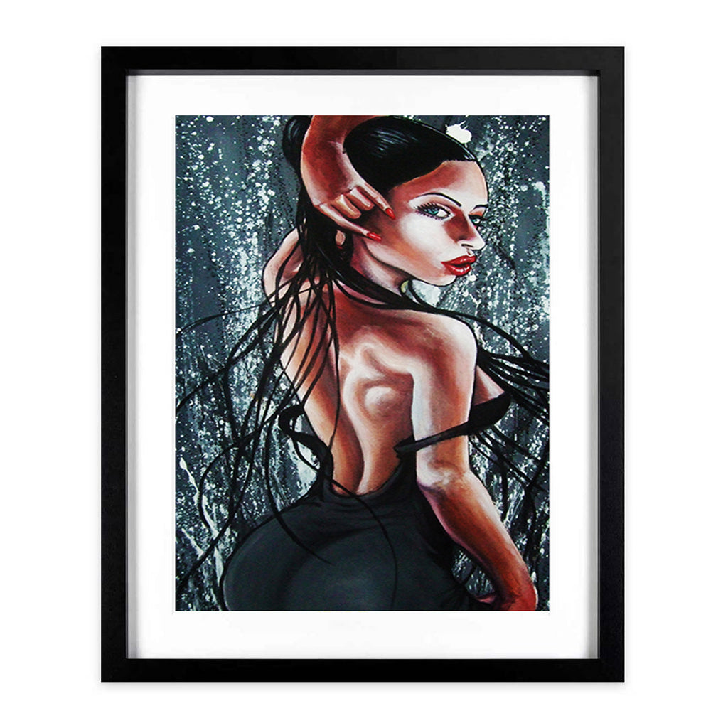 "Whip" A3 Framed Limited Edition Print