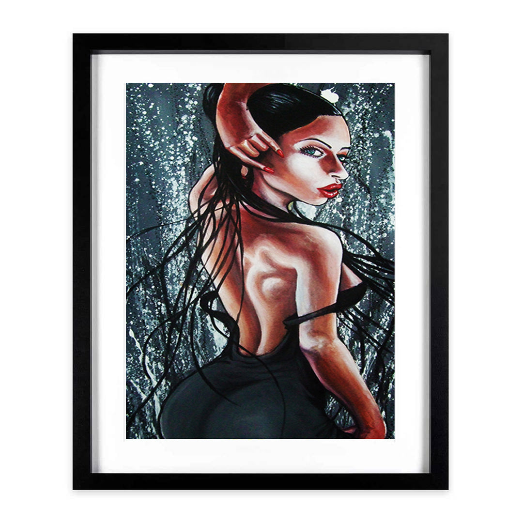 "Whip" A3 Framed Limited Edition Print